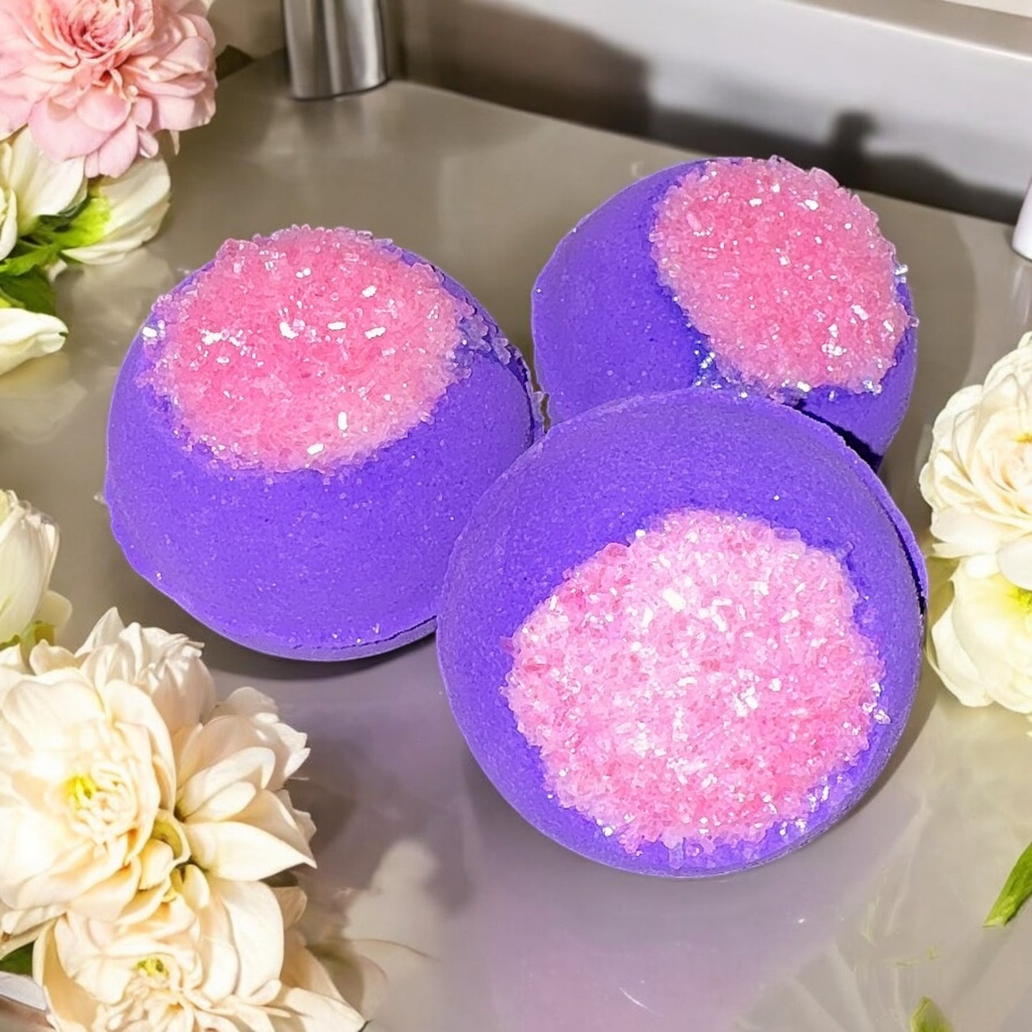 Sweet Nectar & Hibiscus Bath Bomb