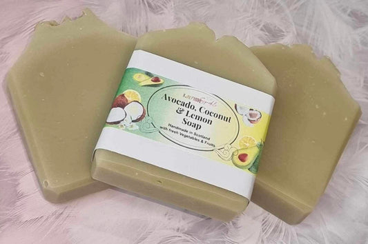 Avocado, Coconut & Lemon Soap Bar