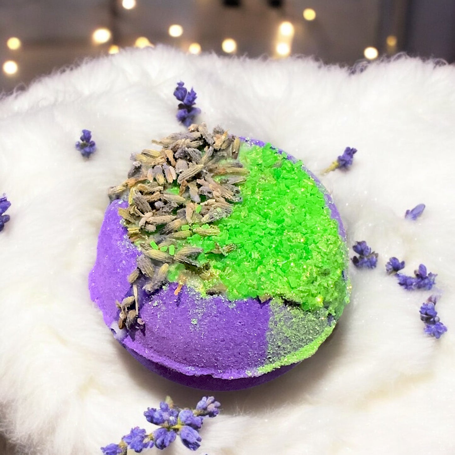 Lavender Thai Lime Bath Bomb