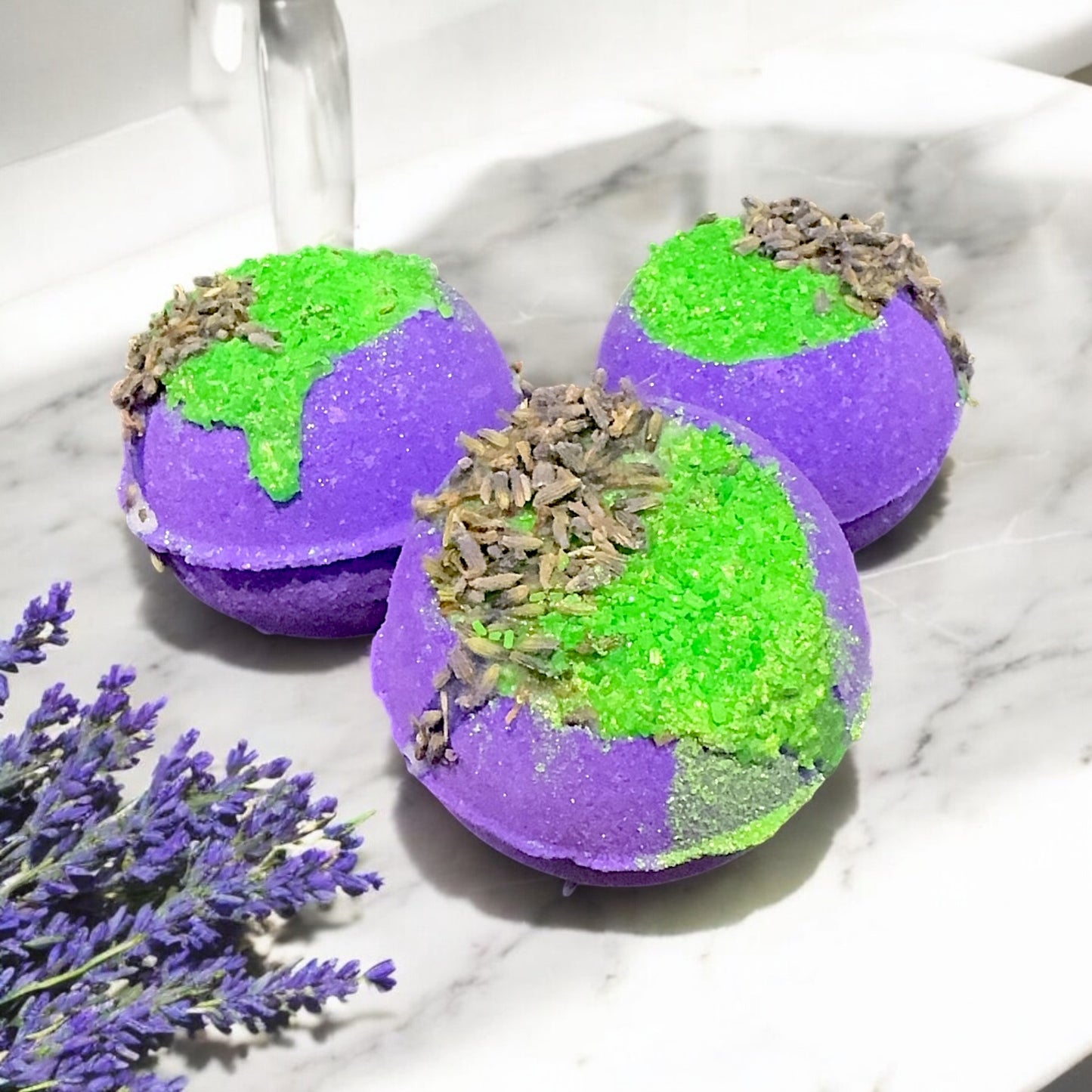 Lavender Thai Lime Bath Bomb