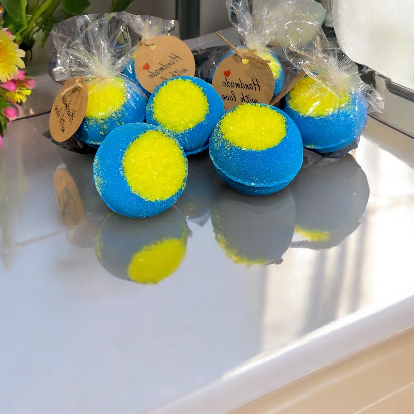 Blue Lemonade Bath Bomb