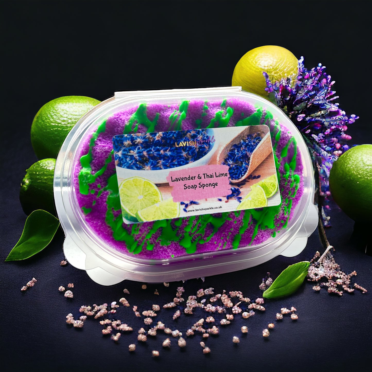 Lavender & Thai Lime Soap Sponge