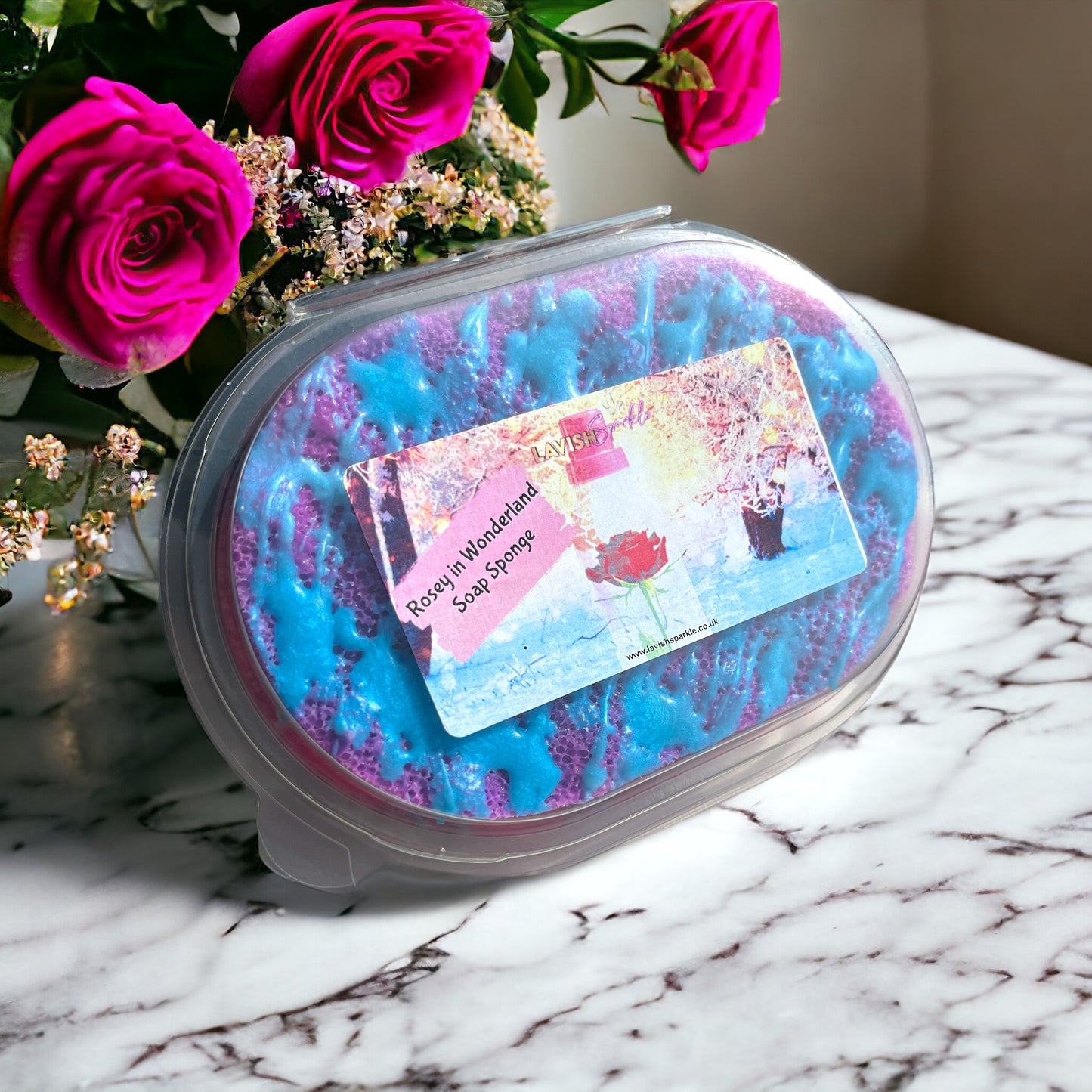 Rosey in Wonderland Soap Sponge