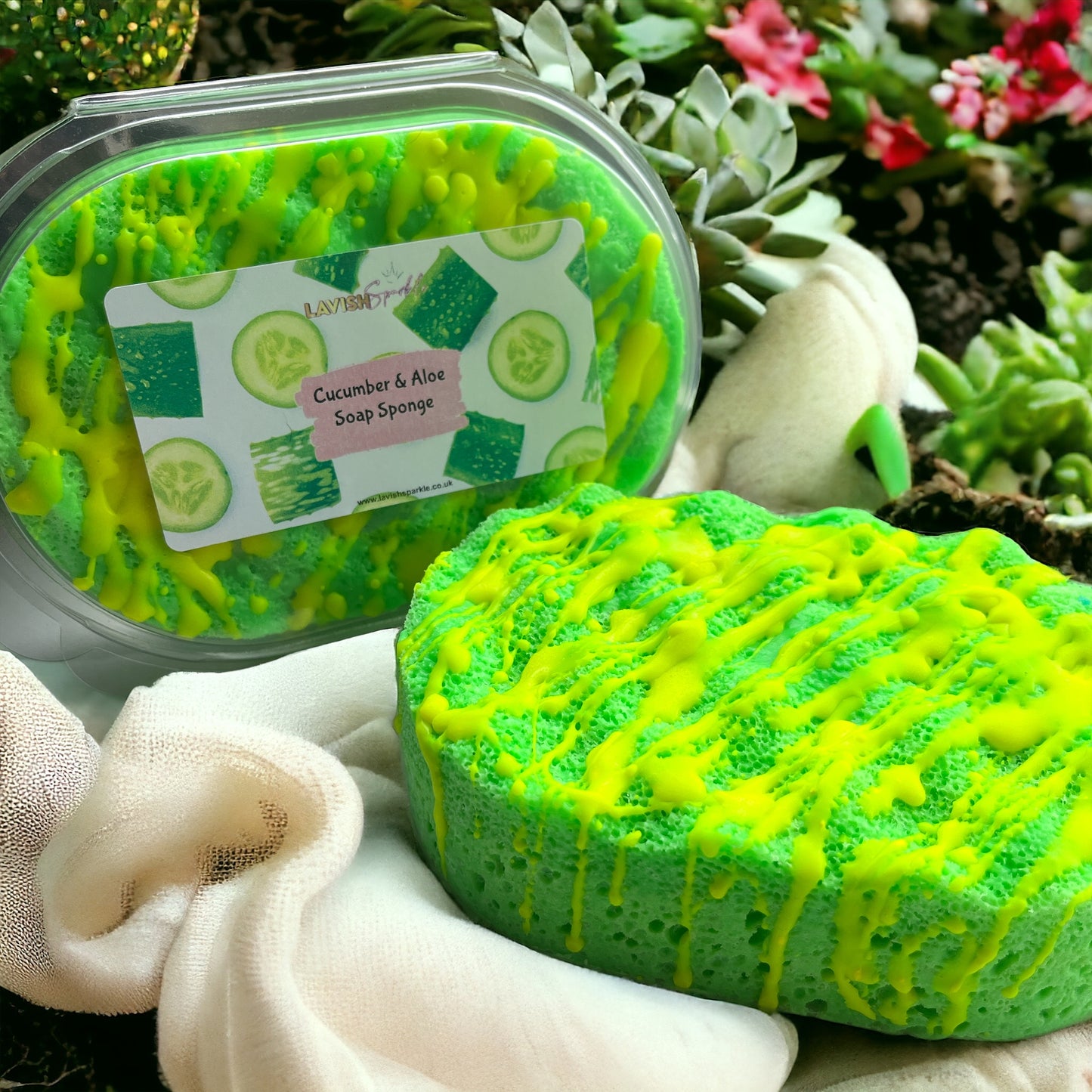 Cucumber & Aloe Soap Sponge