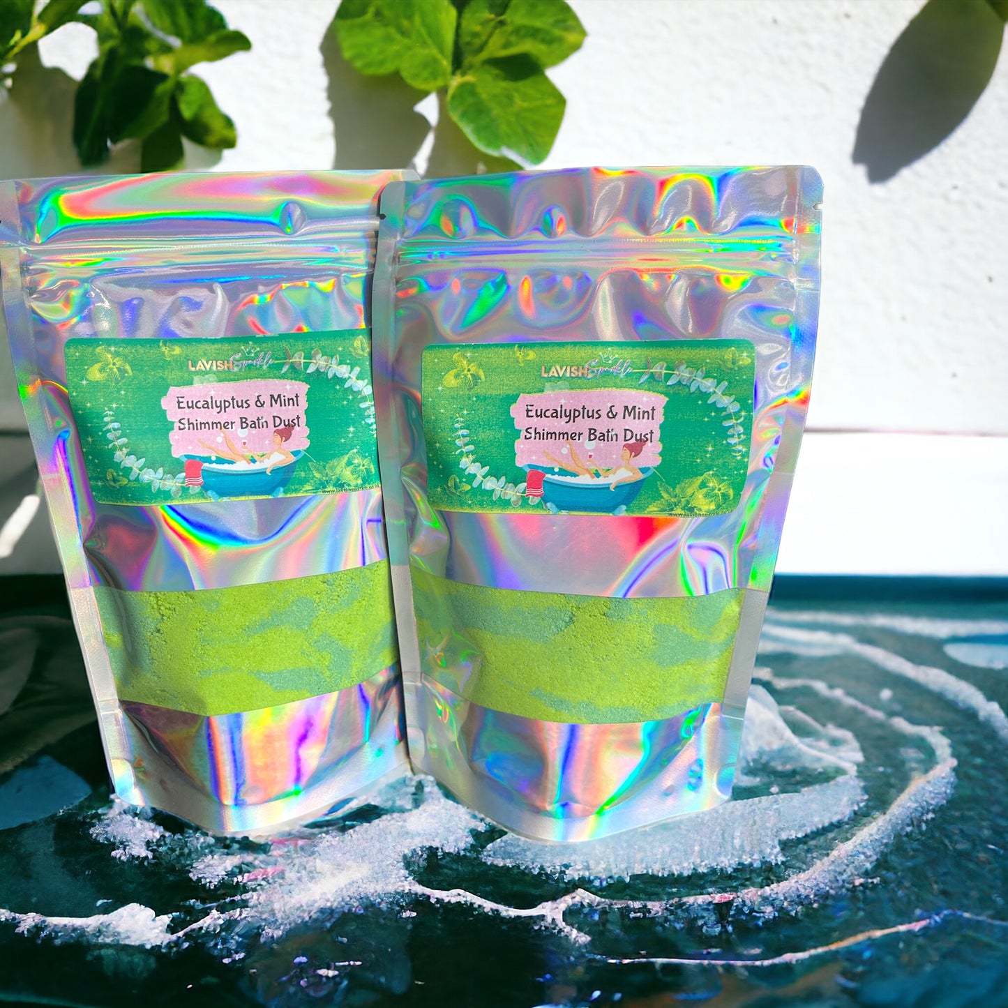 Eucalyptus & Mint Shimmer Bath Dust